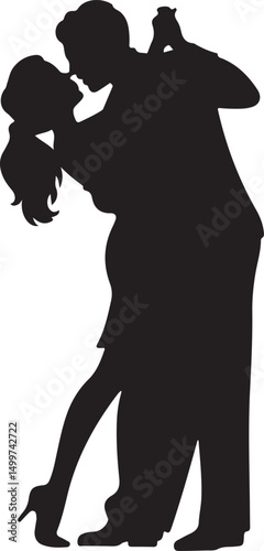 Just Married Couple Silhouette

Bride & Groom Walking Hand in Hand

Wedding Day Kiss Vector Design

Elegant Wedding Couple Under Arch

Silhouette of Romantic Wedding Moment