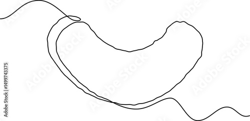 one line art one line art Coffee Beans vector illustration. line art, o vector illustration. line art, one continuous line, simple, hand drawn and sketch style. for icons, symbols, signs or logos. PNG