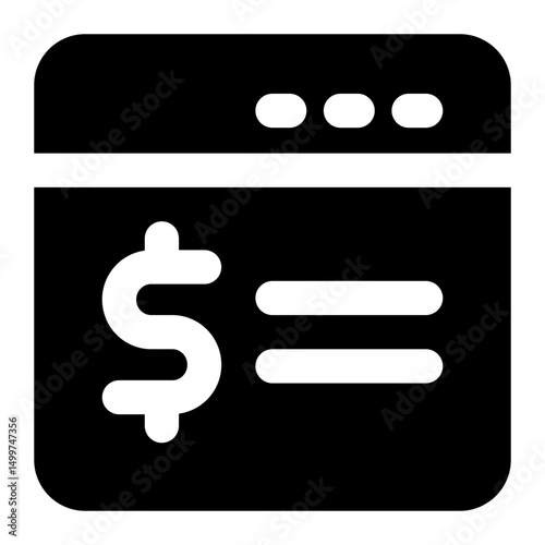online payment icon for illustration