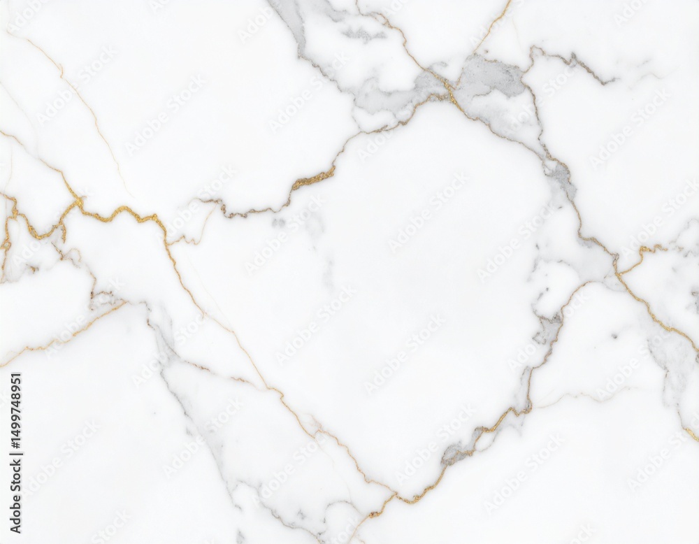 Obraz premium エレガントなホワイト＆ゴールド大理石テクスチャElegant White & Gold Marble Texture