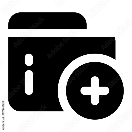 wallet top up icon for illustration