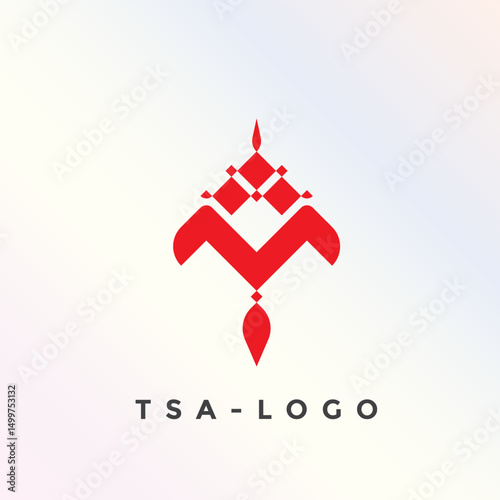 TSA-LOGO Kufi Calligraphy Logo logo design vector illustration
