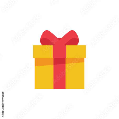Gift box icon. Present Package Symbol.