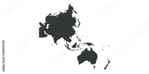 Map of Asia Pacific
