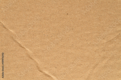 Brown craft paper texture with natural creases