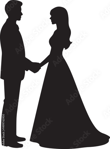 Bride and Groom SVG | Wedding Couple Silhouette | Just Married Cut File for Cricut

Mr and Mrs SVG | Wedding Day Design | Bride & Groom Clipart for DIY Signs & Shirts

Wedding Couple SVG | Romantic Br
