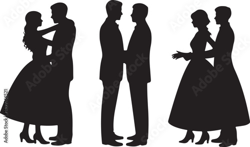 Bride and Groom SVG | Wedding Couple Silhouette | Just Married Cut File for Cricut

Mr and Mrs SVG | Wedding Day Design | Bride & Groom Clipart for DIY Signs & Shirts

Wedding Couple SVG | Romantic Br