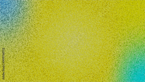 abstract, vibrant colors, yellow, blue, gradient, textured background, dynamic composition, digital art.
