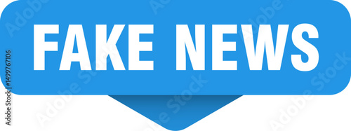 fake news sticker. fake news sign on transparent background