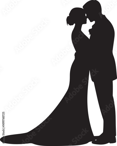 Bride and Groom SVG | Wedding Couple Silhouette | Just Married Cut File for Cricut

Mr and Mrs SVG | Wedding Day Design | Bride & Groom Clipart for DIY Signs & Shirts

Wedding Couple SVG | Romantic Br