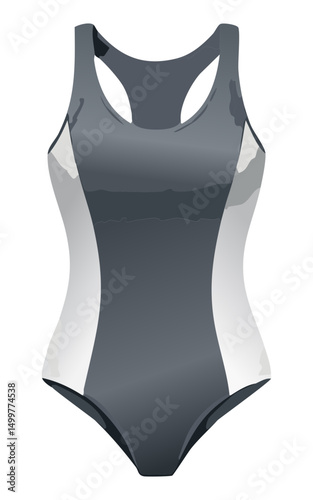 gray white sleeveless top and shorts