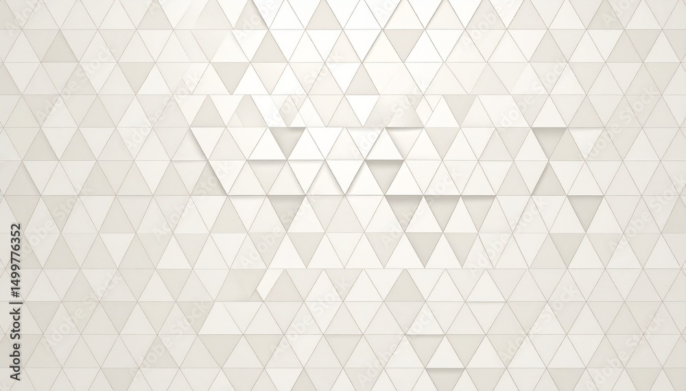 Obraz premium Geometric triangular wall pattern design