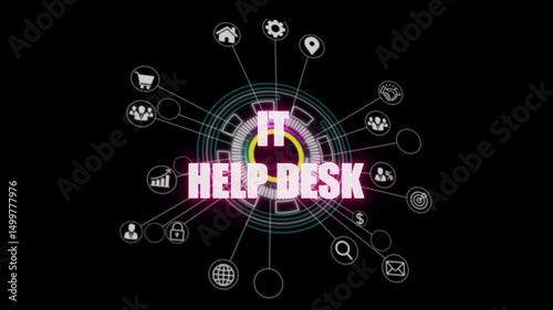 Wallpaper Mural Glowing Internet, business, Technology and network concept. glowing, Mentoring concept. Mentoring with mentor advice, IT HELP DESK, leader is a manager market leader isolated on black background  Torontodigital.ca