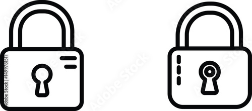 Secure Padlock Safety and Privacy Icon