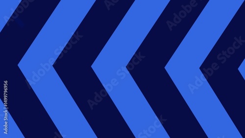abstract blue arrow background move right to left flat design infinite illustration background