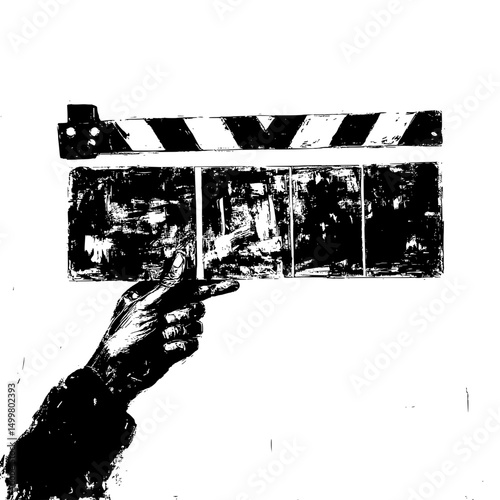 black and white background with grunge effect