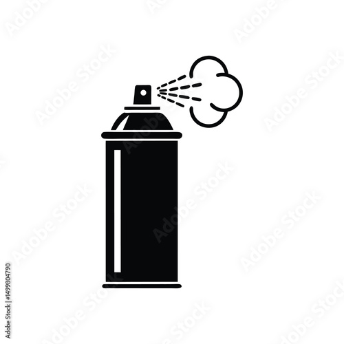 Spray Paint Can Vector Illustration