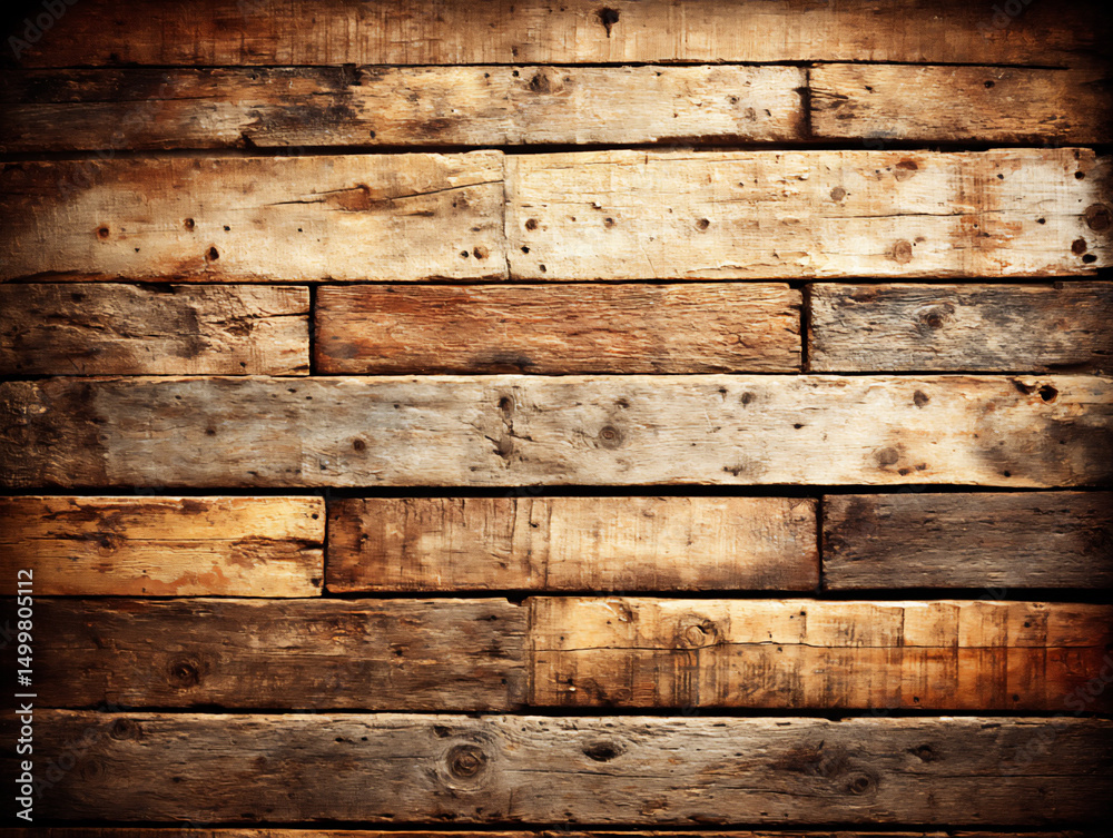 Naklejka premium rustic wooden plank studio warm brown.