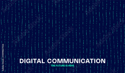 Futuristic abstract ai dark background grid concept. Communication and technology network background with deformed lines and dots. 