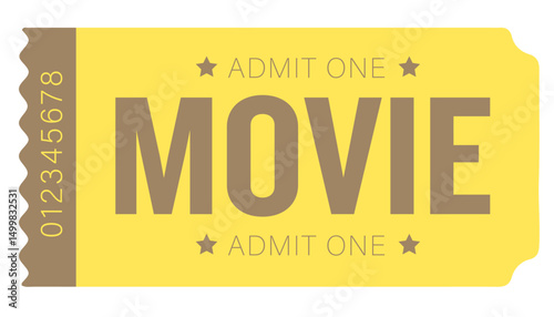 Ticket, Admit one ticket, Move Ticket	