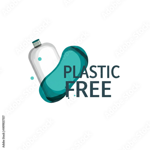 Stylish Eco-Friendly Plastic Free Labels: Vector Designs for Sustainable Products