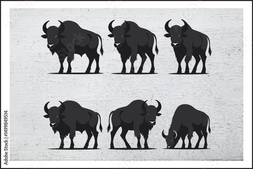 Buffalo Expressions: A Cartoon Series
The Mighty Herd: Buffalo in Motion
Cartoon Buffalo Lineup