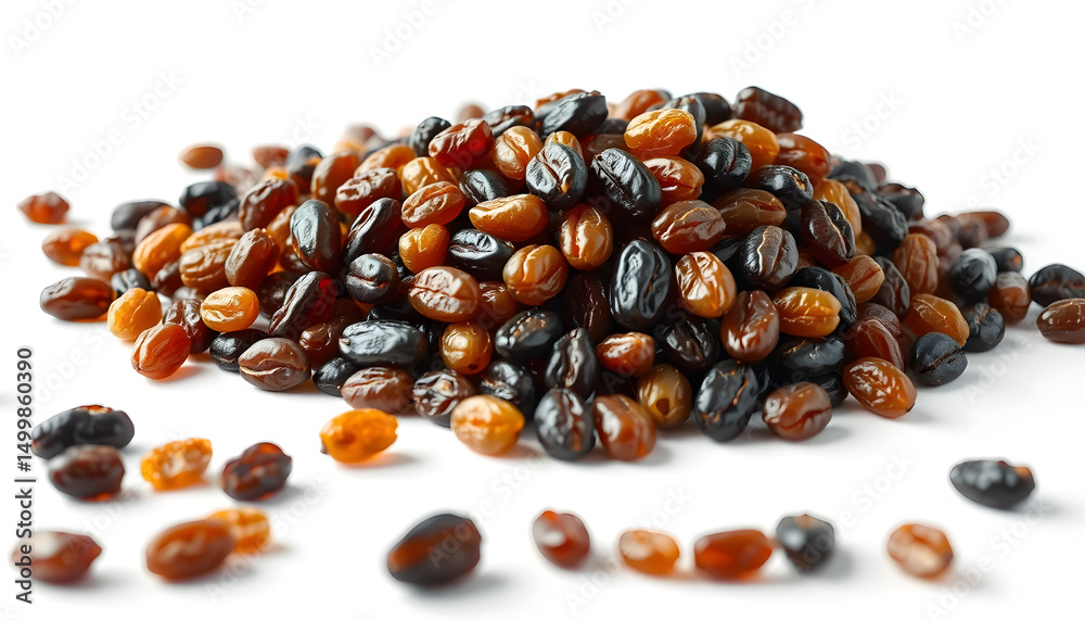 Obraz premium Harvesting dried raisins from grapes farm food photography natural light close-up nutrition