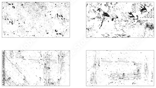 Grunge Urban Backgrounds set. Dust Overlay Distress Grain. dirty effect .Various distressed texture for your design. 
