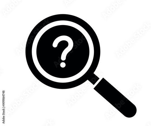Confusion and Inquiry Symbol Vector Illustration