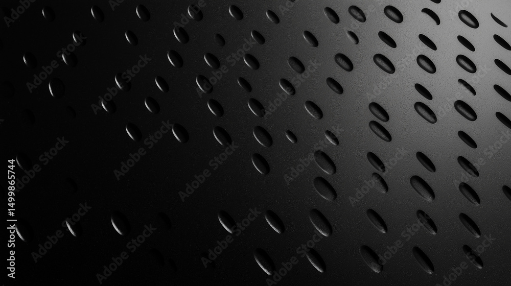 A conceptually strong stock frame monochrome close-up: carbon fiber's sleek, silver-toned texture - abstract beauty in black and white.