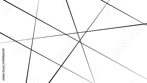 Random geometric line pattern on a transparent background, Abstract geometric lines background. 