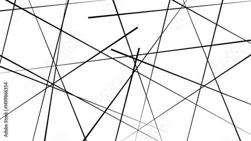 Random geometric line pattern on a transparent background, Abstract geometric lines background. 