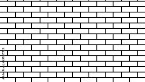 Seamless white brick wall texture, horizontal pattern, light gray grout, minimalistic design. white brick wall background, texture of whitened masonry.