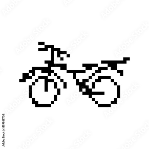 pixel motorbike