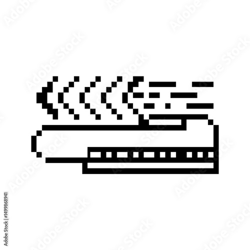 pixel bullet train