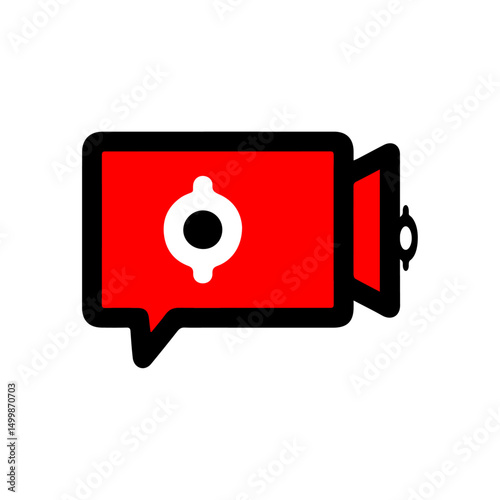 video camera icon vector illustration