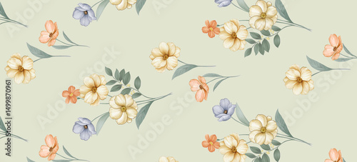 Stunning Hand Painted Scrollwork and Flower Art Pieces
