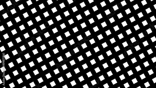 Seamless black and white geometric zigzag shape pattern repeating diagonally in a bold minimalistic layout, Concept of pattern, geometry, simplicity and optical contrast

