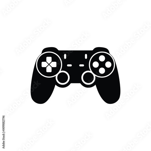 gaming controller vector silhouette