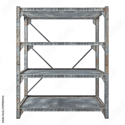 Steel Racks on transparent background