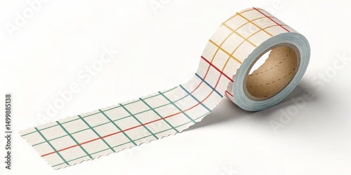 Roll of Checkered Washi Tap...