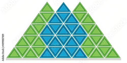 Triangular Pyramid of Green...