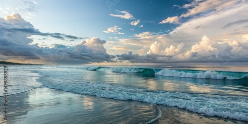 Waves under a Cloudy Sky Oc...