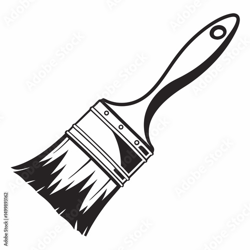 paint brush vector illustration