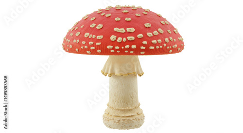 Foto Isolated Fly Agaric Mushroom