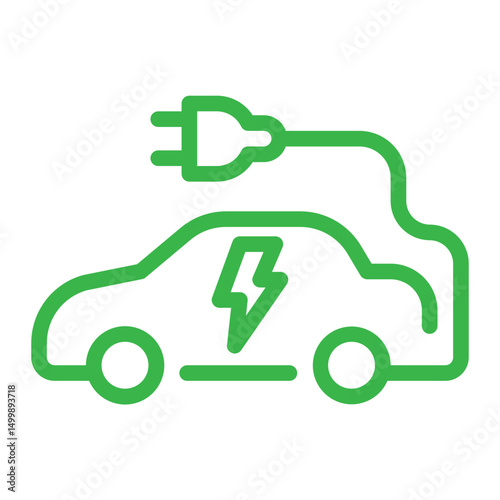electric car icon
