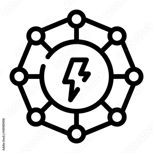 smart grid icon
