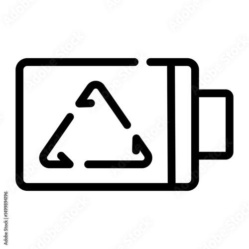 battery recycling icon