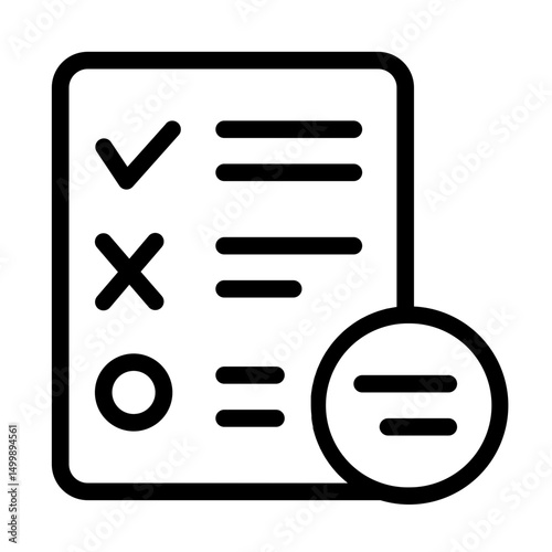 Quiz/Test Icon
