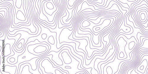 Abstract Topographic Contour Lines. Seamless Abstract Topographic Map Background. Gradient Contour Lines
